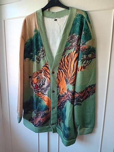 Men size large cardigan long - size,
