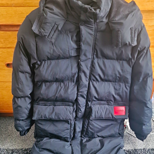 Hugo girls black hooded - hugo, xs