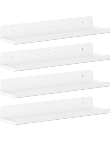 Acrylic shelves white - shelves,