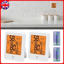 2X Max Min Room Thermometer Hygrometer Monitor Temperature Humidity Indoor Home