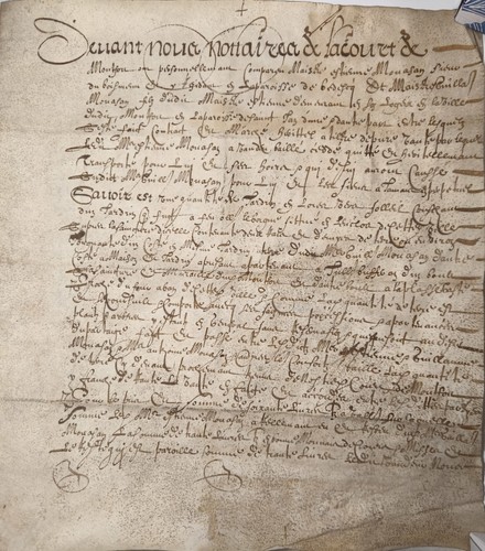 400 years old french - old, (1625)