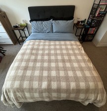 IKEA Double Bed IDANÄS (dark