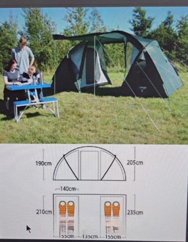 Vango rio person tent - tent, 2x2