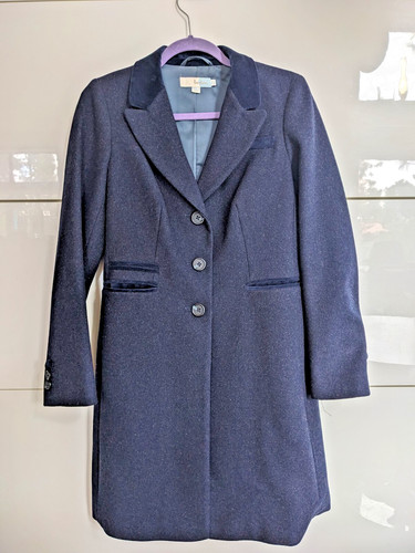 Boden coat navy wool - , with