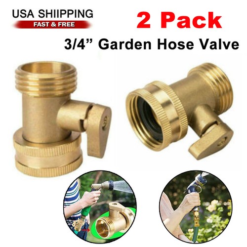 Brass garden hose shut off - garden,