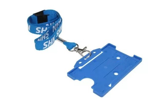 Nhs double breakaway lanyard - nhs,