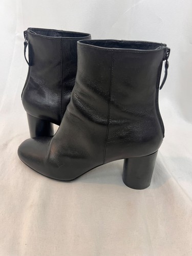 Sandro boots black leather - sandro,