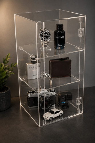 Display cabinet with lock - with, 2