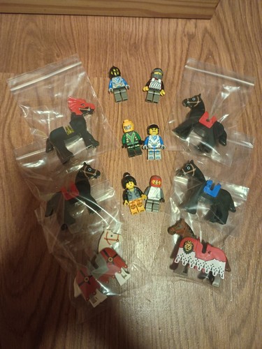 Lego character and horse - character,