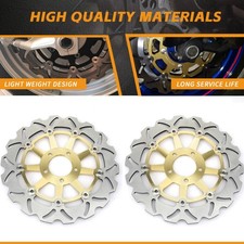 Pair Front Brake Discs For