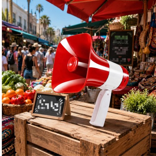 Portable megaphone 40w battery - 40w,