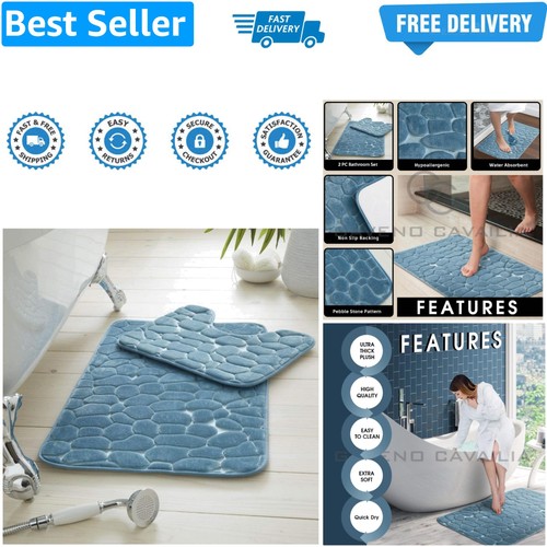 Piece pebble bath mat non - 2,