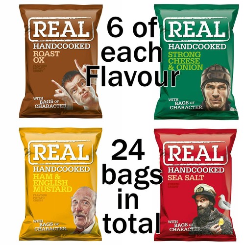 Mix real crisps 6x - crisps,