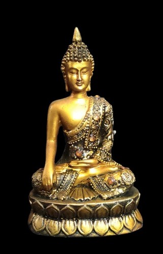 Vintage meditating bejewelled - meditating,
