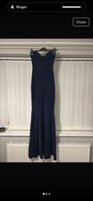 Scuba bandeau fishtail maxi