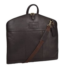 Luxury leather suit carrier - luxury,