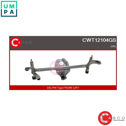 Wiper linkage cwt12104gs - wiper, for