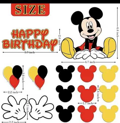 15pcs cartoon disney mickey - cartoon,