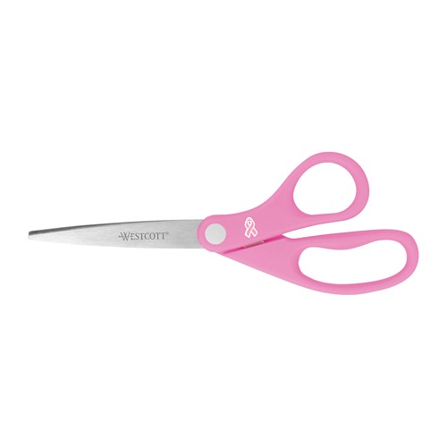 Westcott 15387 8inch pink - westcott,