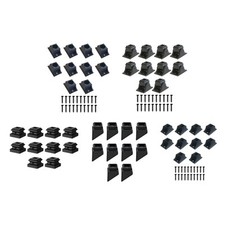 10x Iron Baluster Shoes for Staircase Metal Railing Shoes Heavy Duty Stair Rail