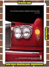 Metal Sign - 1988 Rolls Royce
