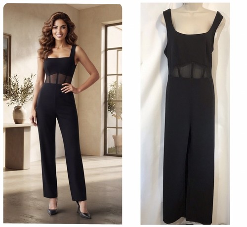 Lipsy black jumpsuit - lipsy, size