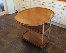 Mid-Century Ercol Drop-Leaf Hostess Trolley, Drinks Trolley or Food Trolley