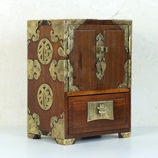 Antique Chinese Brass Mounted