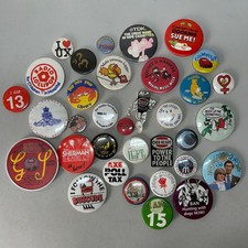 Vintage badge bundle - x, 34