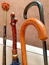 FOUR UMBRELLA'S Antique Ladies