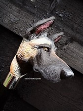 Belgian 'Shepherd/Malinois' Handled Collectors Walking Stick.