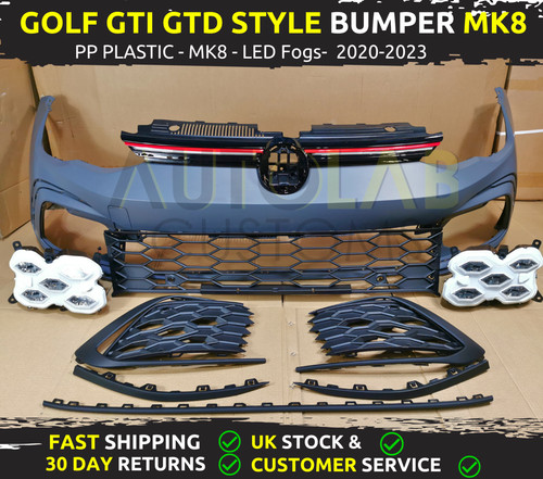 Golf mk8 gti bumper - gti, style
