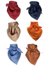 Wild Rag Wyoming Traders Solid 34" Silk Scarf Bandana 
