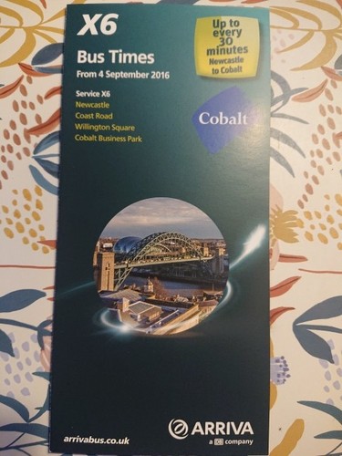 Arriva north east timetable - north,