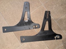 Sissybar Side Plates Black for Harley-Davidson Dyna