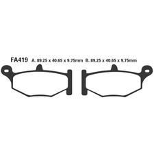 Ebc pair brake pads - ebc, of
