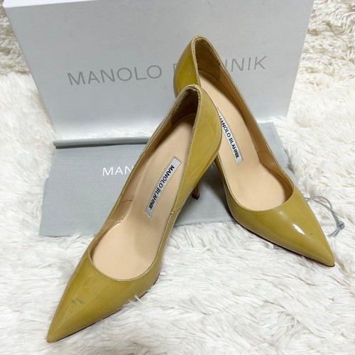 Manolo blahnik enamel heel - blahnik,