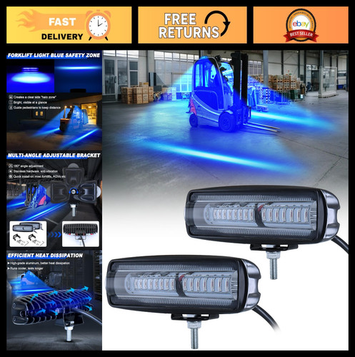 Led forklift safety light - safety,