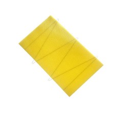 Wired Brood Foundation - 10 sheets - Blended Beeswax - British National