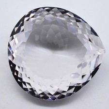 89.50 ct. Natural White Sapphire Heart Cut Certified Loose Gemstone