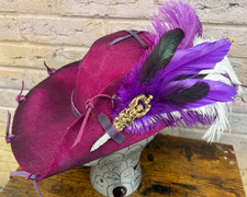 PURPLE Distressed Pirate Hat
