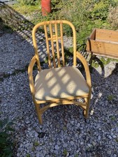 Cane/Rattan Armchair Maker Angrave Chair Comfortable VGC