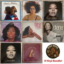 Diana Ross 8 LP Vinyl Record Collection (ALL ORIGINALS)