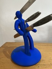 Stabbed Man Knife Block