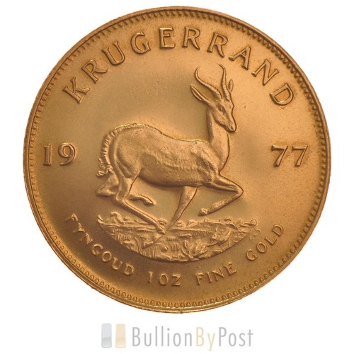 1977 krugerrand gold - krugerrand, coin