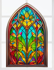 Church Glass Faux