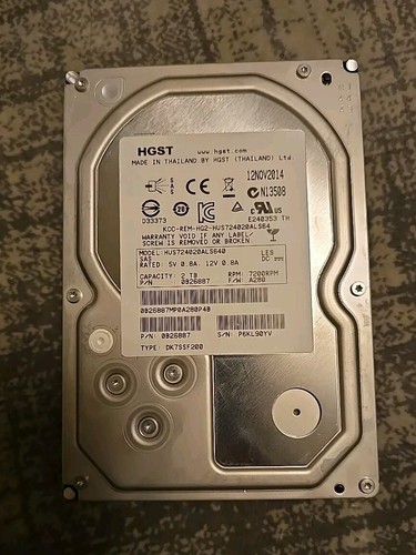 Hgst 2tb rpm sas hdd - hgst,
