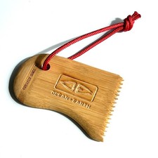 Ocean Earth Bamboo Surf Wax Comb & Leash String NEW wooden surfboard surfer gift