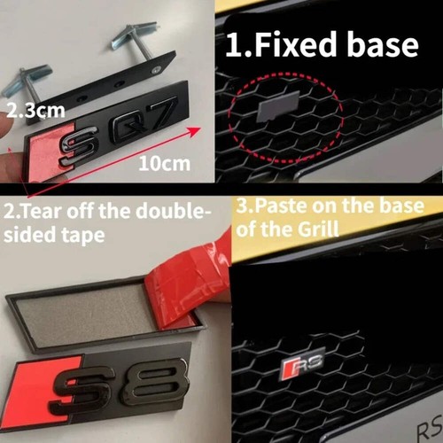 1pc audi car grill badge - audi,