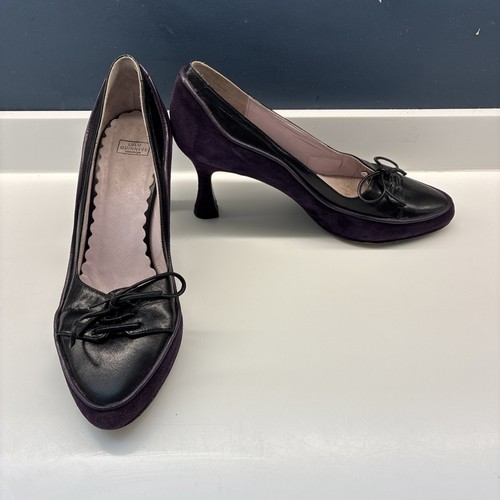 Lulu guinness purple suede - lulu,